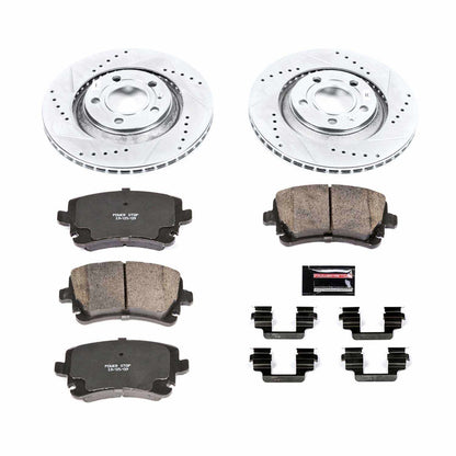 PowerStop Power Stop 04-09 Audi S4 Rear Z23 Evolution Sport Brake Kit K4564