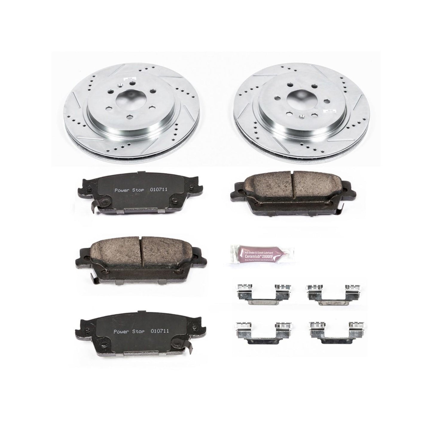 PowerStop Power Stop 04-09 Cadillac SRX Rear Z23 Evolution Sport Brake Kit K4568