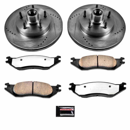 PowerStop Power Stop 04-06 Ford E-150 Front Z36 Truck & Tow Brake Kit K4578-36