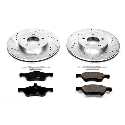 PowerStop Power Stop 05-10 Ford Escape Front Z23 Evolution Sport Brake Kit K4580