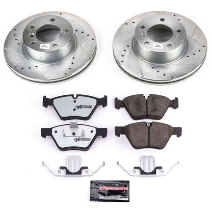 PowerStop Power Stop 2006 BMW 325xi Front Z26 Street Warrior Brake Kit K4589-26