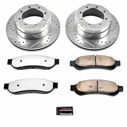 PowerStop Power Stop 05-10 Ford F-350 Super Duty Rear Z36 Truck & Tow Brake Kit K4593-36