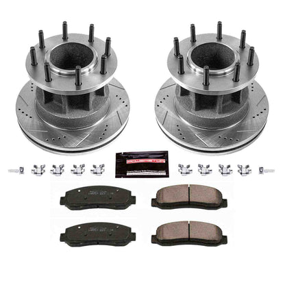 PowerStop Power Stop 07-11 Ford F-350 Super Duty Front Z23 Evolution Sport Brake Kit K4595