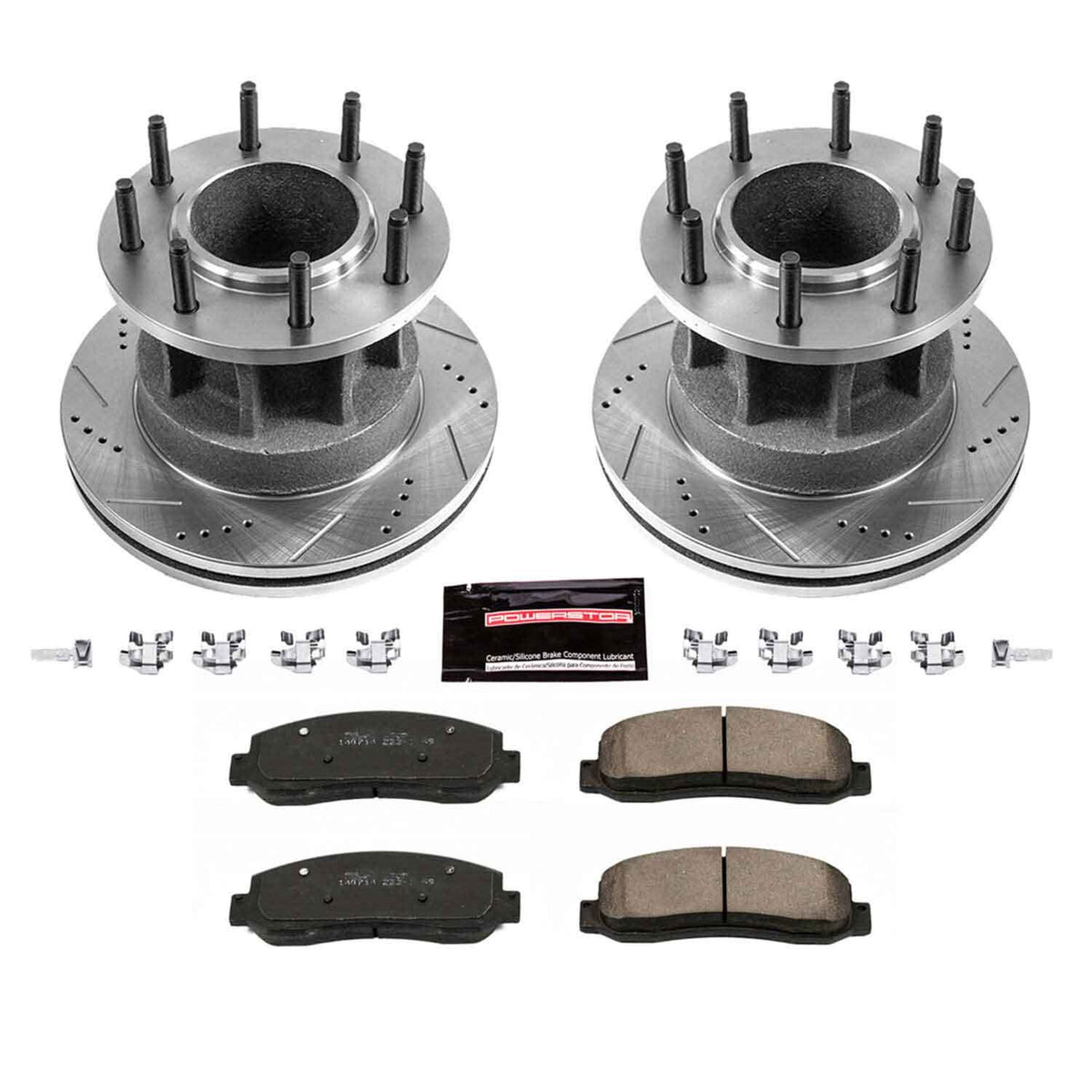 PowerStop Power Stop 07-11 Ford F-350 Super Duty Front Z23 Evolution Sport Brake Kit K4595