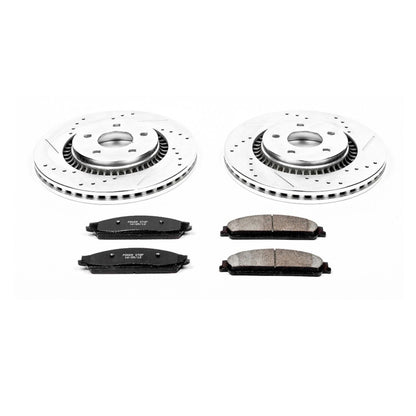 PowerStop Power Stop 05-07 Ford Five Hundred Front Z23 Evolution Sport Brake Kit K4599