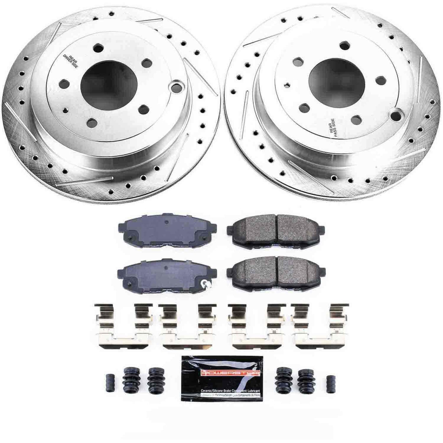 PowerStop Power Stop 04-06 Mazda MPV Rear Z23 Evolution Sport Brake Kit K4601