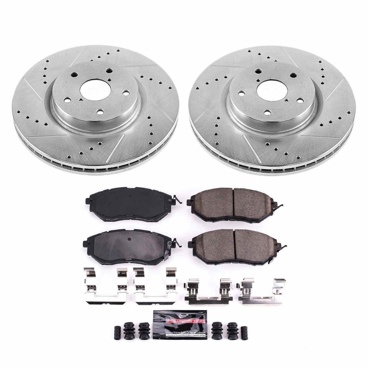 PowerStop Power Stop 06-07 Subaru B9 Tribeca Front Z23 Evolution Sport Brake Kit K4603