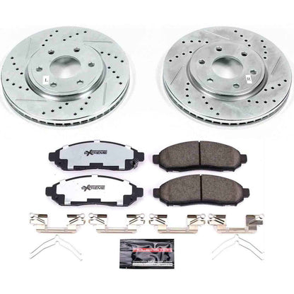 PowerStop Power Stop 05-18 Nissan Frontier Front Z36 Truck & Tow Brake Kit K4611-36