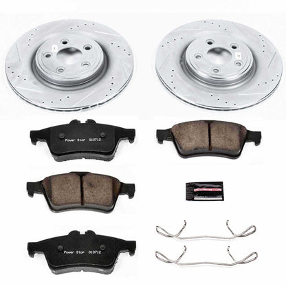 PowerStop Power Stop 06-08 Jaguar S-Type Rear Z23 Evolution Sport Brake Kit K4612
