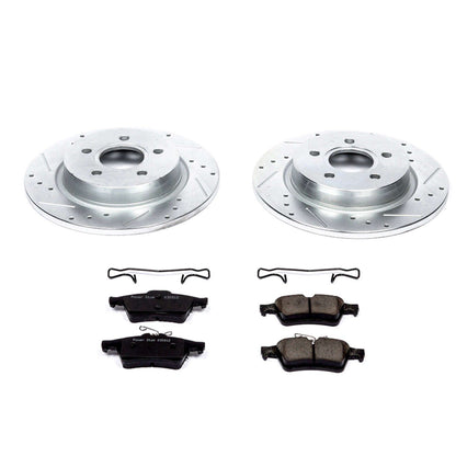 PowerStop Power Stop 08-13 Volvo C30 Rear Z23 Evolution Sport Brake Kit K4613