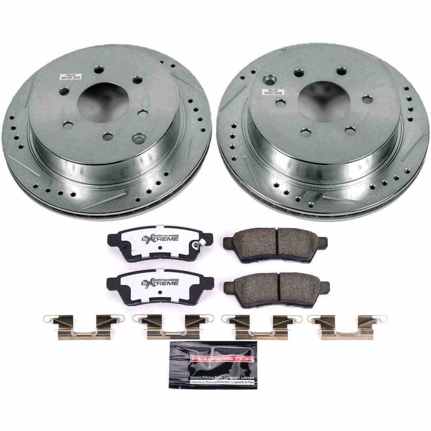 PowerStop Power Stop 05-18 Nissan Frontier Rear Z36 Truck & Tow Brake Kit K4621-36