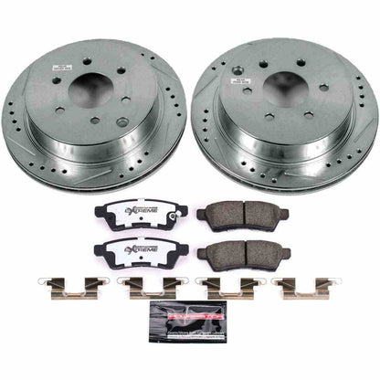 PowerStop Power Stop 05-18 Nissan Frontier Rear Z36 Truck & Tow Brake Kit K4621-36