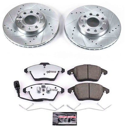 PowerStop Power Stop 10-12 Audi A3 Front Z26 Street Warrior Brake Kit K4623-26