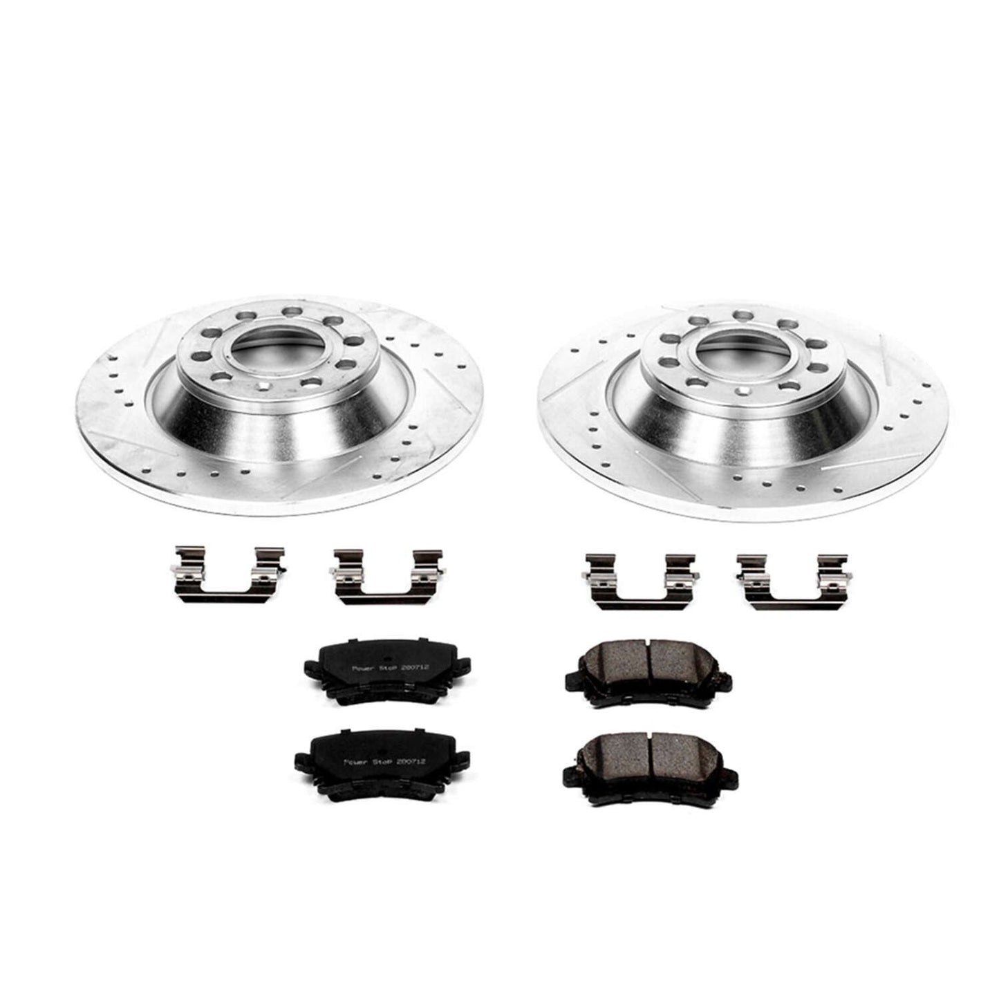 PowerStop Power Stop 05-11 Audi A6 Rear Z23 Evolution Sport Brake Kit K4625