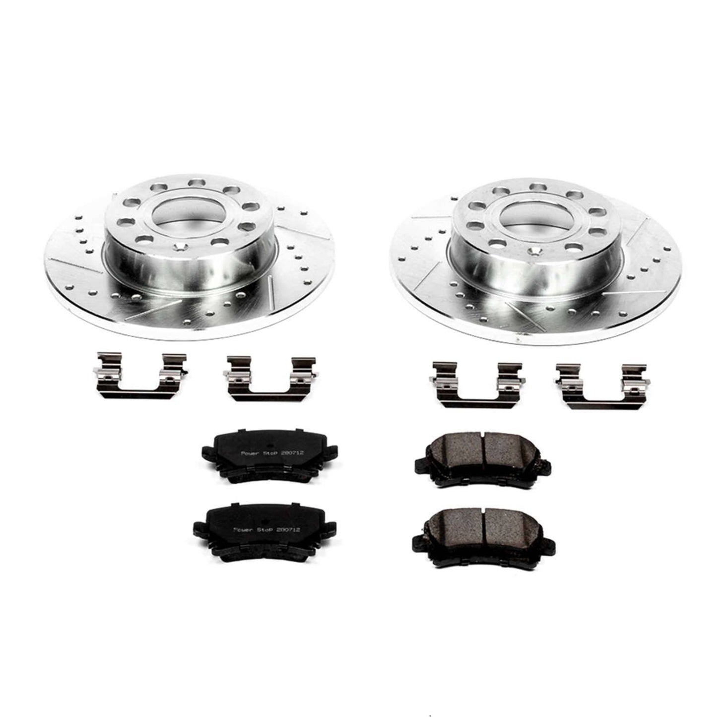 PowerStop Power Stop 2008 Audi A3 Rear Z23 Evolution Sport Brake Kit K4627