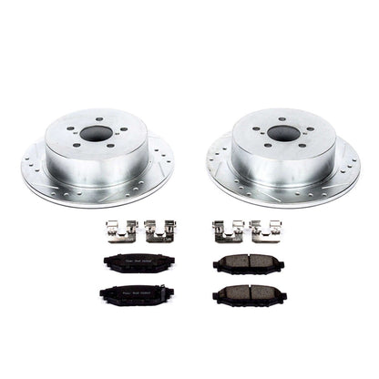 PowerStop Power Stop 05-09 Subaru Legacy Rear Z23 Evolution Sport Brake Kit K4632