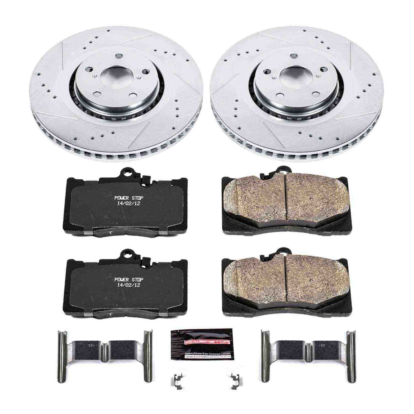 PowerStop Power Stop 07-11 Lexus GS350 Front Z23 Evolution Sport Brake Kit K4633