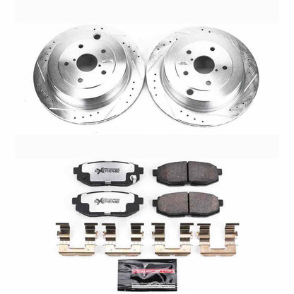 PowerStop Power Stop 06-07 Subaru B9 Tribeca Rear Z26 Street Warrior Brake Kit K4645-26