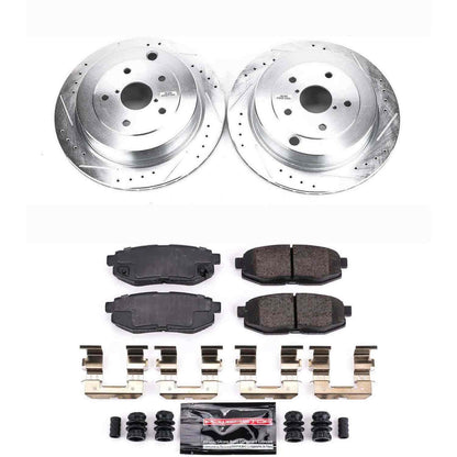 PowerStop Power Stop 06-07 Subaru B9 Tribeca Rear Z23 Evolution Sport Brake Kit K4645