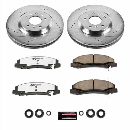 PowerStop Power Stop 08-09 Buick Allure Front Z26 Street Warrior Brake Kit K4654-26