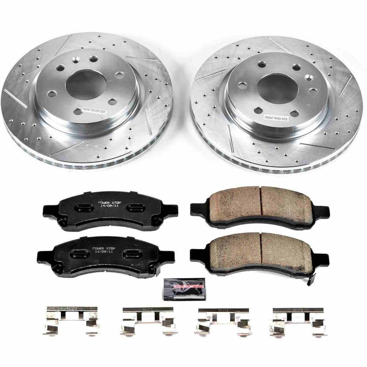 PowerStop Power Stop 08-17 Buick Enclave Front Z36 Truck & Tow Brake Kit K4657-36