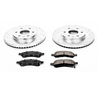 PowerStop Power Stop 08-17 Buick Enclave Front Z23 Evolution Sport Brake Kit K4657