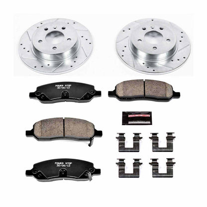 PowerStop Power Stop 06-11 Buick Lucerne Rear Z23 Evolution Sport Brake Kit K4658