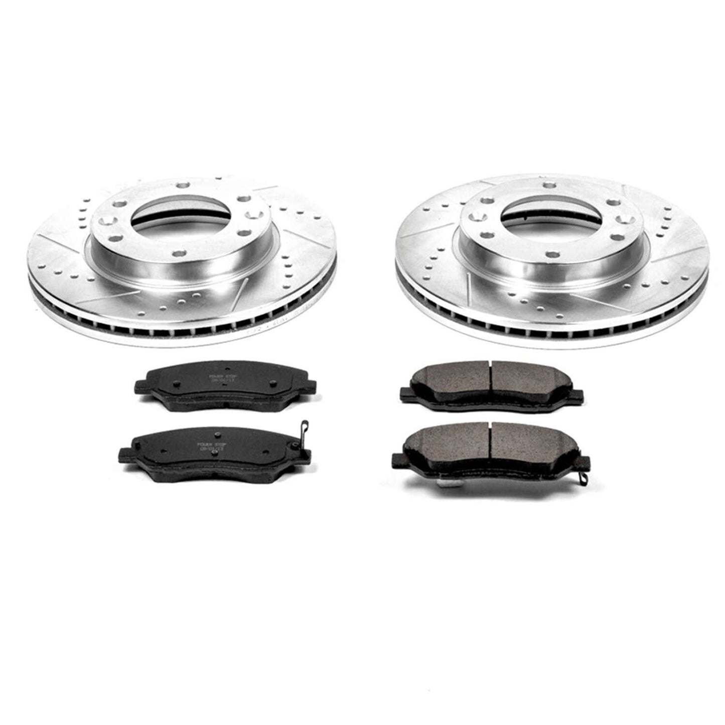 PowerStop Power Stop 07-08 Hyundai Entourage Front Z23 Evolution Sport Brake Kit K4664