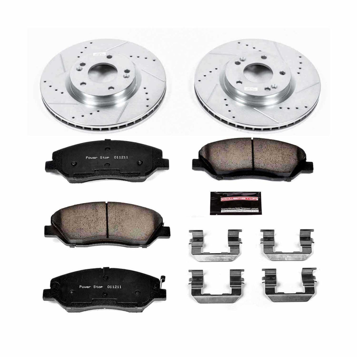 PowerStop Power Stop 07-09 Hyundai Santa Fe Front Z23 Evolution Sport Brake Kit K4665