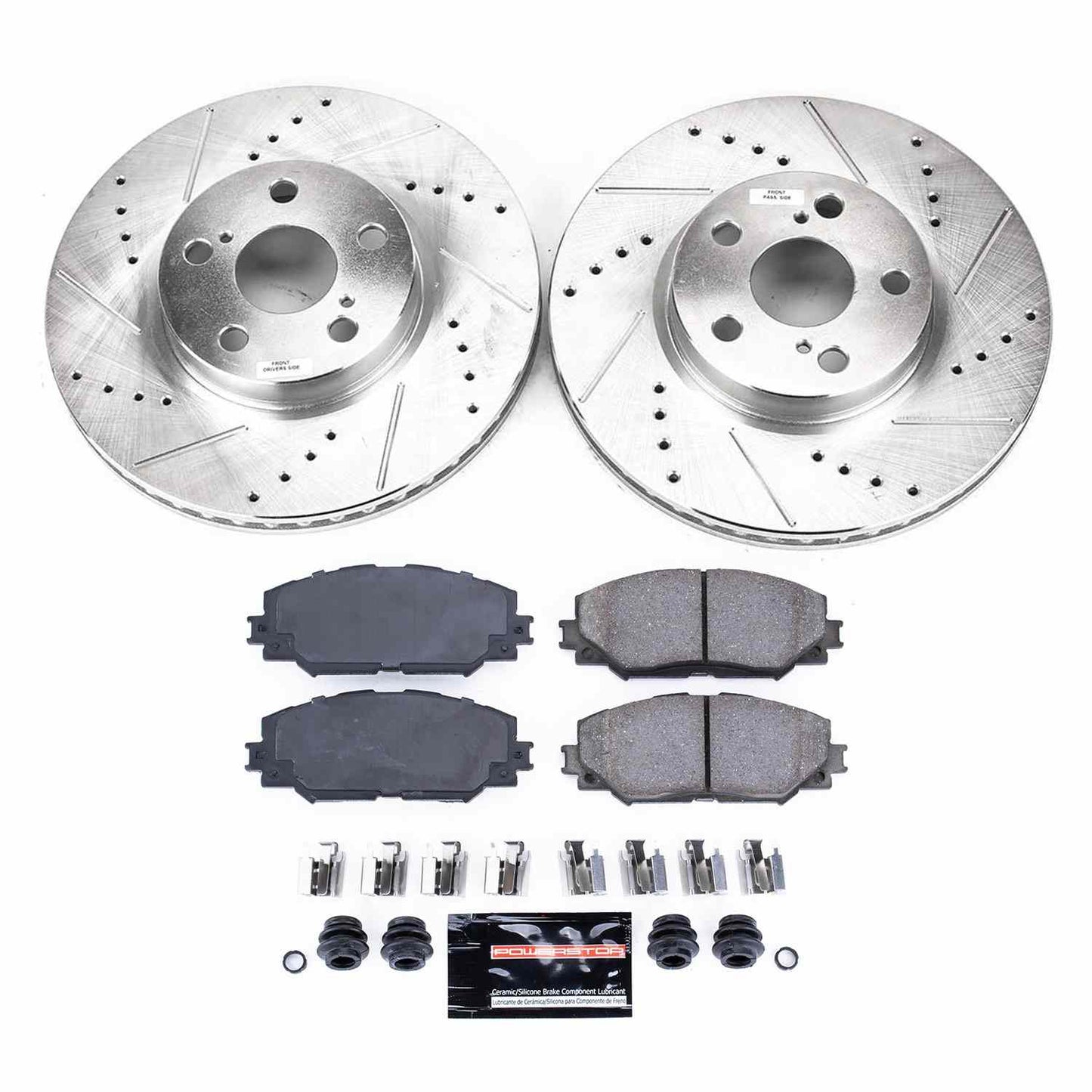 PowerStop Power Stop 09-10 Pontiac Vibe Front Z23 Evolution Sport Brake Kit K4669