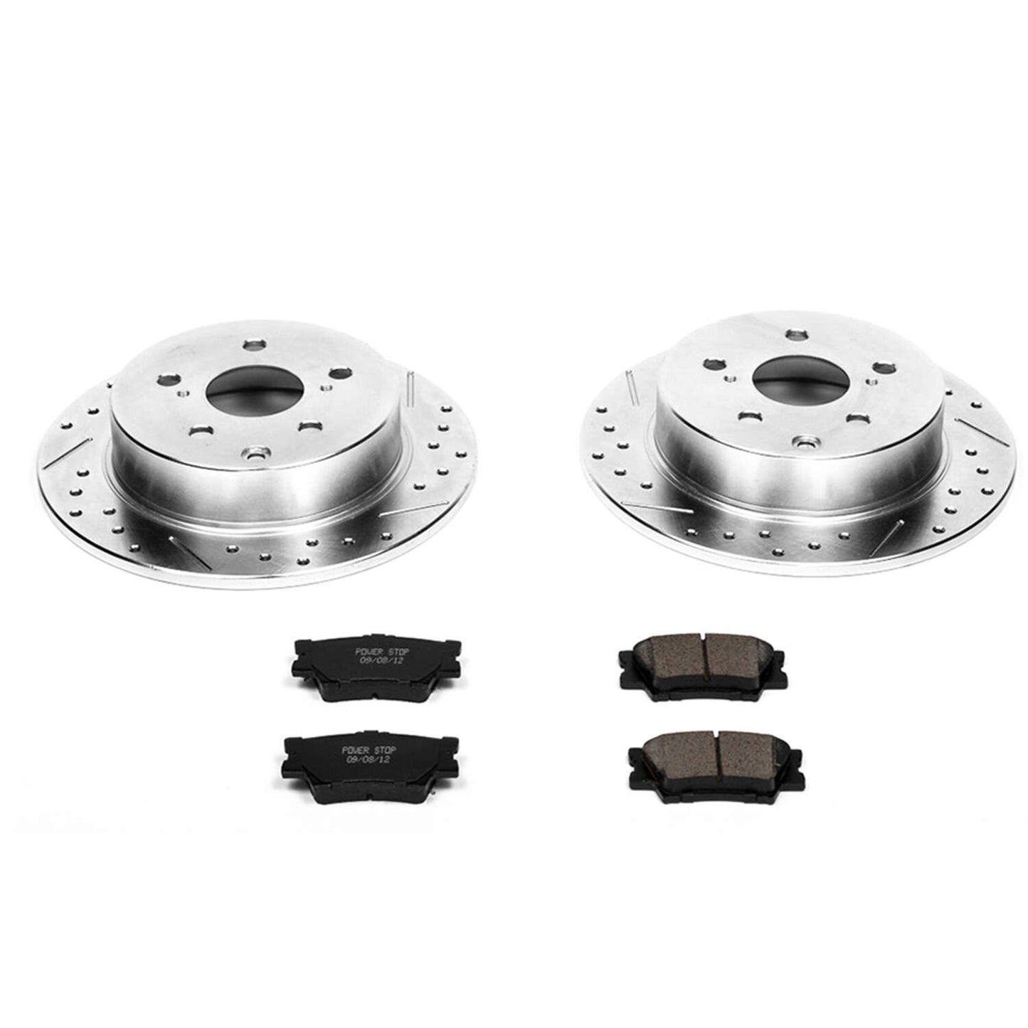 PowerStop Power Stop 09-10 Pontiac Vibe Rear Z23 Evolution Sport Brake Kit K4670