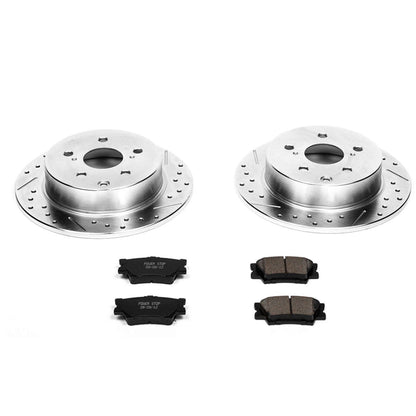 PowerStop Power Stop 09-10 Pontiac Vibe Rear Z23 Evolution Sport Brake Kit K4670