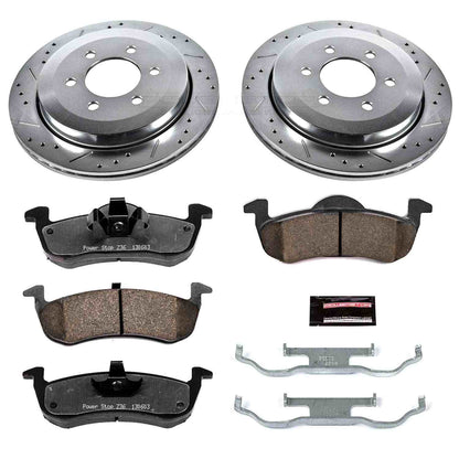 PowerStop Power Stop 07-17 Ford Expedition Rear Z36 Truck & Tow Brake Kit K4683-36