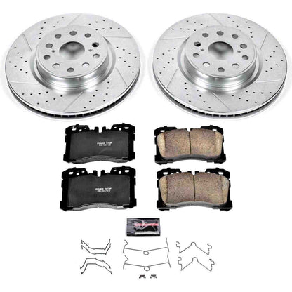 PowerStop Power Stop 07-09 Lexus LS460 Front Z23 Evolution Sport Brake Kit K4686