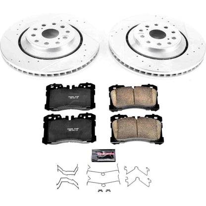 PowerStop Power Stop 07-09 Lexus LS460 Front Z23 Evolution Sport Brake Kit K4687