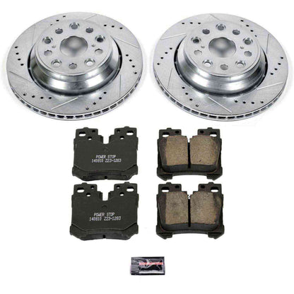 PowerStop Power Stop 07-09 Lexus LS460 Rear Z23 Evolution Sport Brake Kit K4689