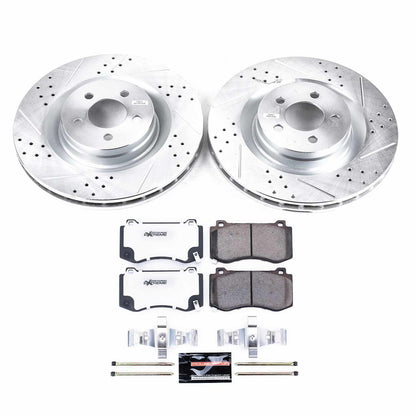 PowerStop Power Stop 05-10 Chrysler 300 Front Z26 Street Warrior Brake Kit K4695-26