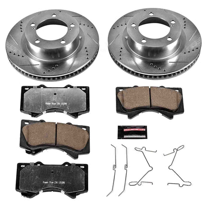PowerStop Power Stop 08-11 Lexus LX570 Front Z36 Truck & Tow Brake Kit K4696-36