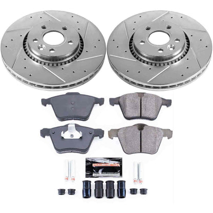 PowerStop Power Stop 15-18 Volvo S60 Front Z23 Evolution Sport Brake Kit K4698