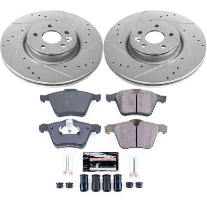 PowerStop Power Stop 15-18 Volvo S60 Front Z23 Evolution Sport Brake Kit K4699