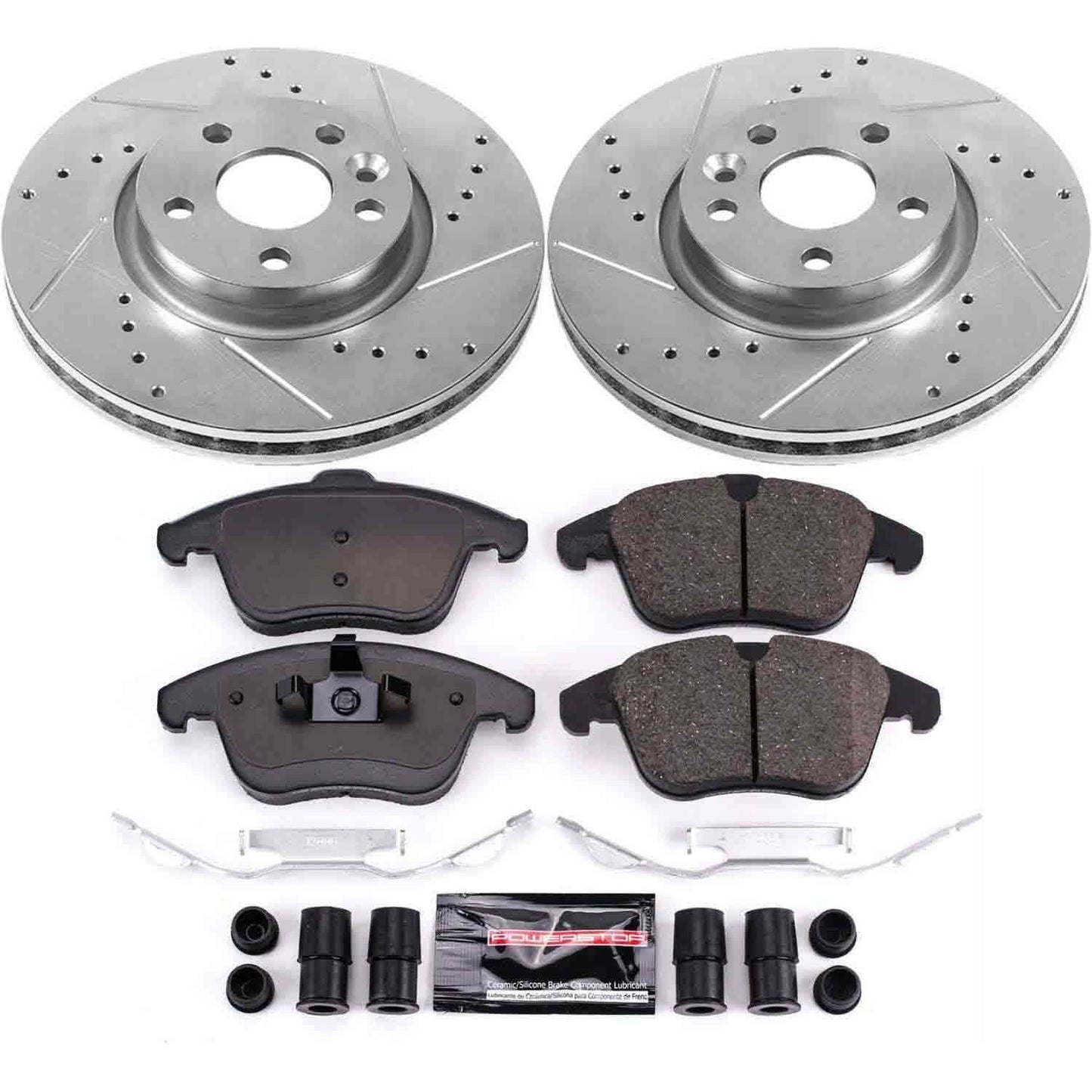 PowerStop Power Stop 15-18 Volvo S60 Front Z23 Evolution Sport Brake Kit K4700