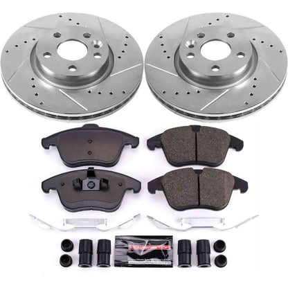 PowerStop Power Stop 15-18 Volvo S60 Front Z23 Evolution Sport Brake Kit K4700