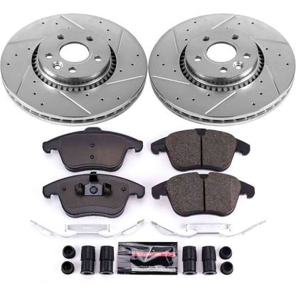 PowerStop Power Stop 08-15 Land Rover LR2 Front Z23 Evolution Sport Brake Kit K4701