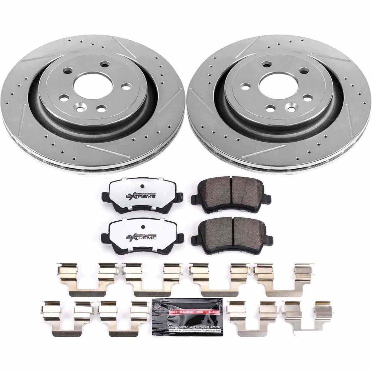 PowerStop Power Stop 11-18 Volvo S60 Rear Z36 Truck & Tow Brake Kit K4702-36