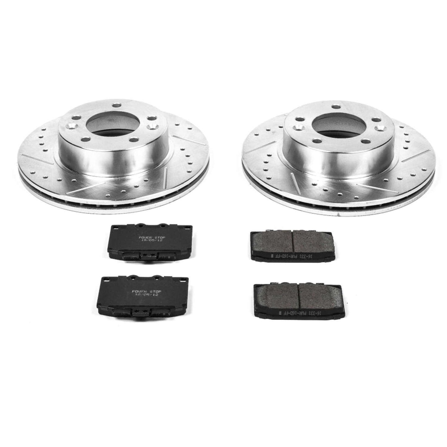 PowerStop Power Stop 86-91 Mazda RX-7 Front Z23 Evolution Sport Brake Kit K470