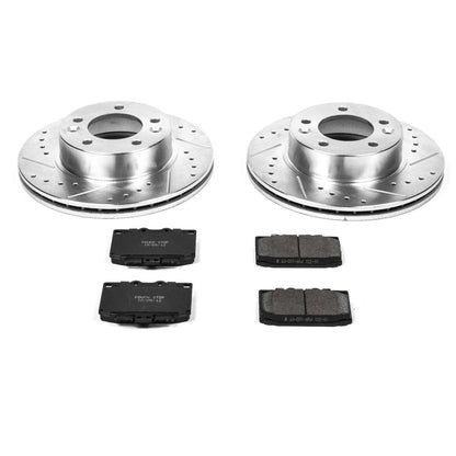 PowerStop Power Stop 86-91 Mazda RX-7 Front Z23 Evolution Sport Brake Kit K470