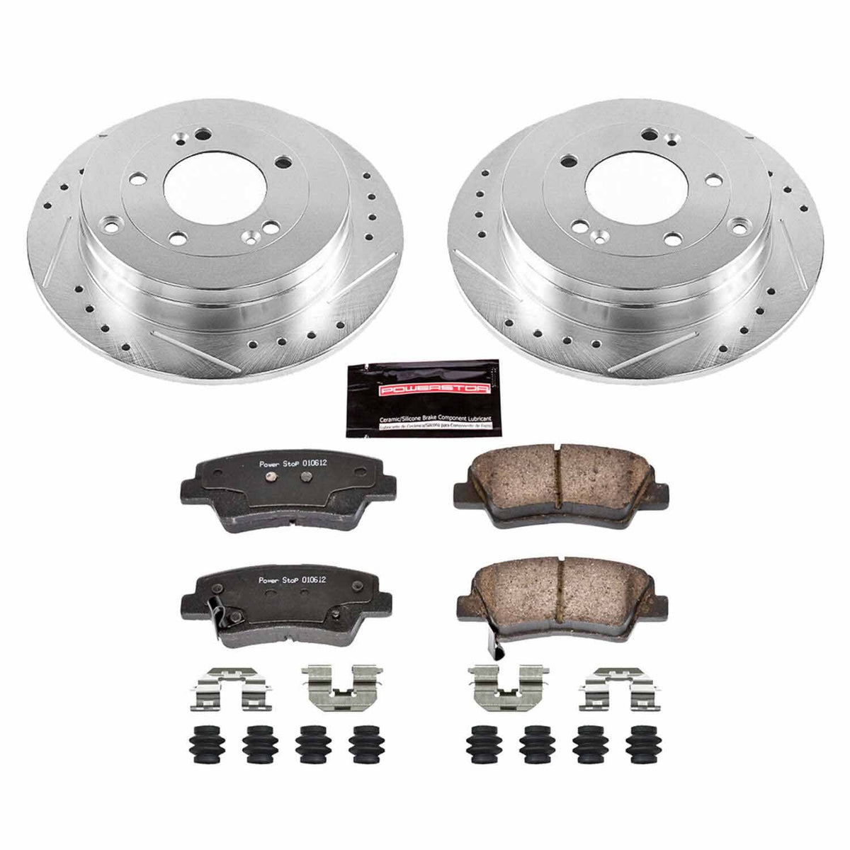 PowerStop Power Stop 07-09 Kia Amanti Rear Z23 Evolution Sport Brake Kit K4710