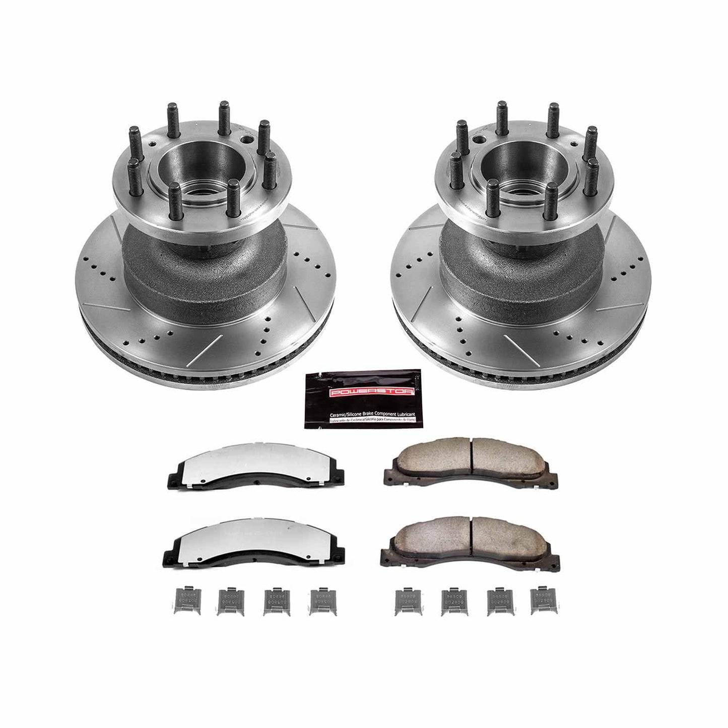 PowerStop Power Stop 08-19 Ford E-350 Super Duty Front Z36 Truck & Tow Brake Kit K4717-36