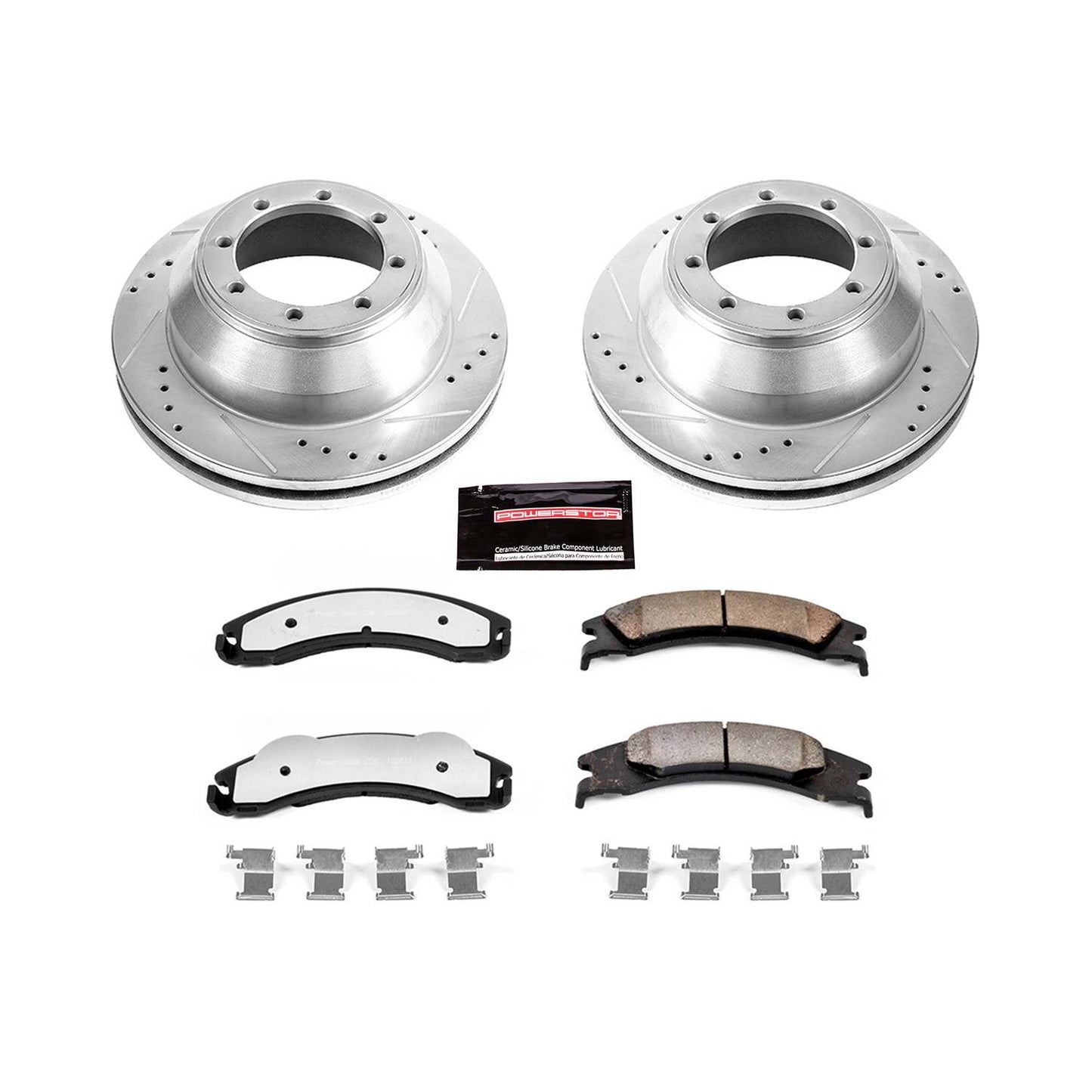 PowerStop Power Stop 08-19 Ford E-350 Super Duty Rear Z36 Truck & Tow Brake Kit K4719-36