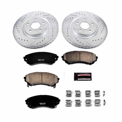 PowerStop Power Stop 08-14 Cadillac CTS Front Z23 Evolution Sport Brake Kit K4720